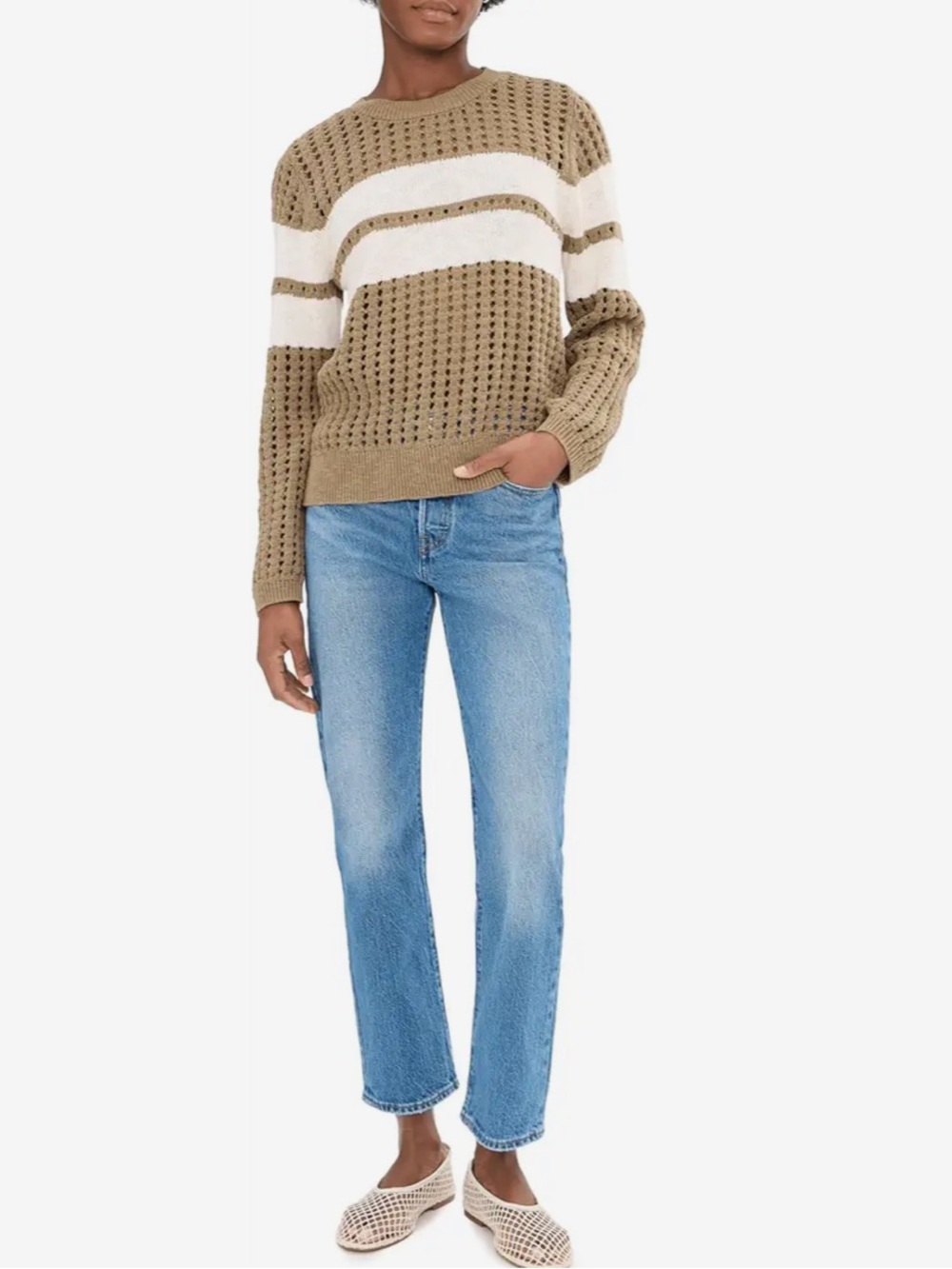 Levi Wedgie straight Classic High-Rise Straight Jeans in Light Blue